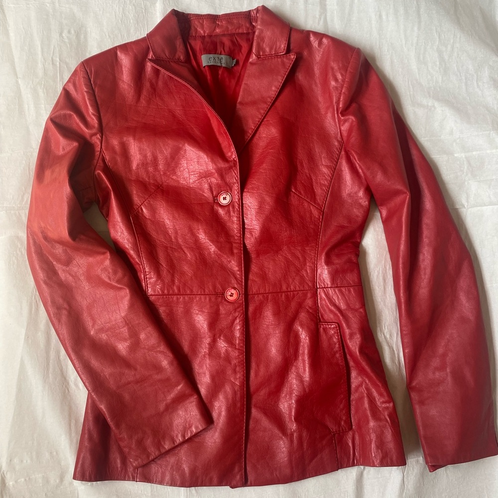VINTAGE ITALIAN LEATHER jacket